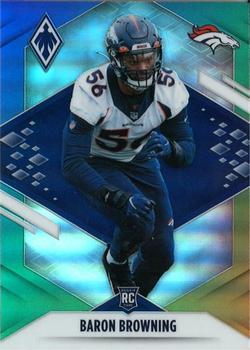 #186 Baron Browning - Denver Broncos - 2021 Panini Phoenix Football