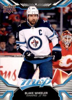 #186 Blake Wheeler - Winnipeg Jets - 2022-23 Upper Deck MVP Hockey