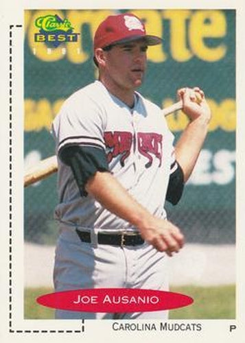 #186 Joe Ausanio - Carolina Mudcats - 1991 Classic Best Baseball