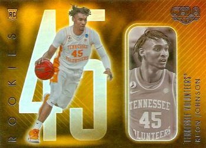 #186 Keon Johnson - Tennessee Volunteers - 2021 Panini Chronicles Draft Picks Basketball