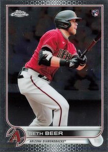 #186 Seth Beer - Arizona Diamondbacks - 2022 Topps Chrome Baseball