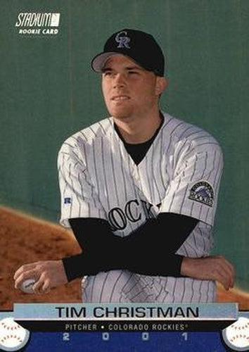 #186 Tim Christman - Colorado Rockies - 2001 Stadium Club Baseball