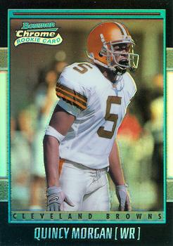 #186 Quincy Morgan - Cleveland Browns - 2001 Bowman Chrome Football