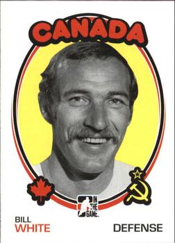 #186 Bill White - Canada - 2009-10 In The Game 1972 The Year In Hockey