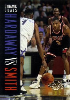 #186 Anfernee Hardaway / Steve Smith - Orlando Magic / Miami Heat - 1994-95 SkyBox Premium Basketball