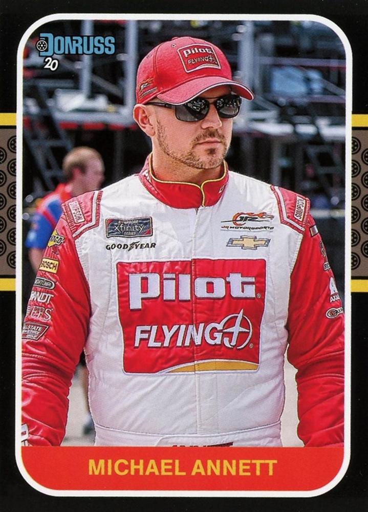#186 Michael Annett - JR Motorsports - 2020 Donruss Racing