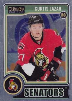 #186b Curtis Lazar - Ottawa Senators - 2014-15 O-Pee-Chee Platinum Hockey