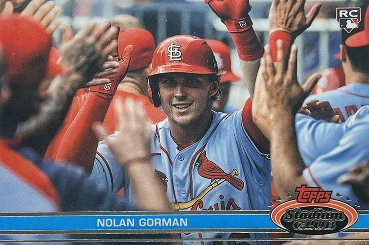 #186c Nolan Gorman - St. Louis Cardinals - 2023 Stadium Club Baseball