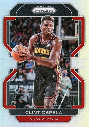 #187 Clint Capela - Atlanta Hawks - 2021-22 Panini Prizm - Silver Basketball