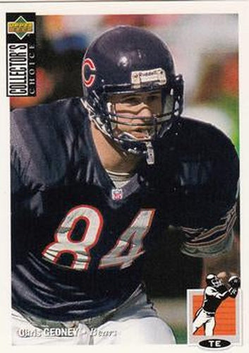 #187 Chris Gedney - Chicago Bears - 1994 Collector's Choice Football