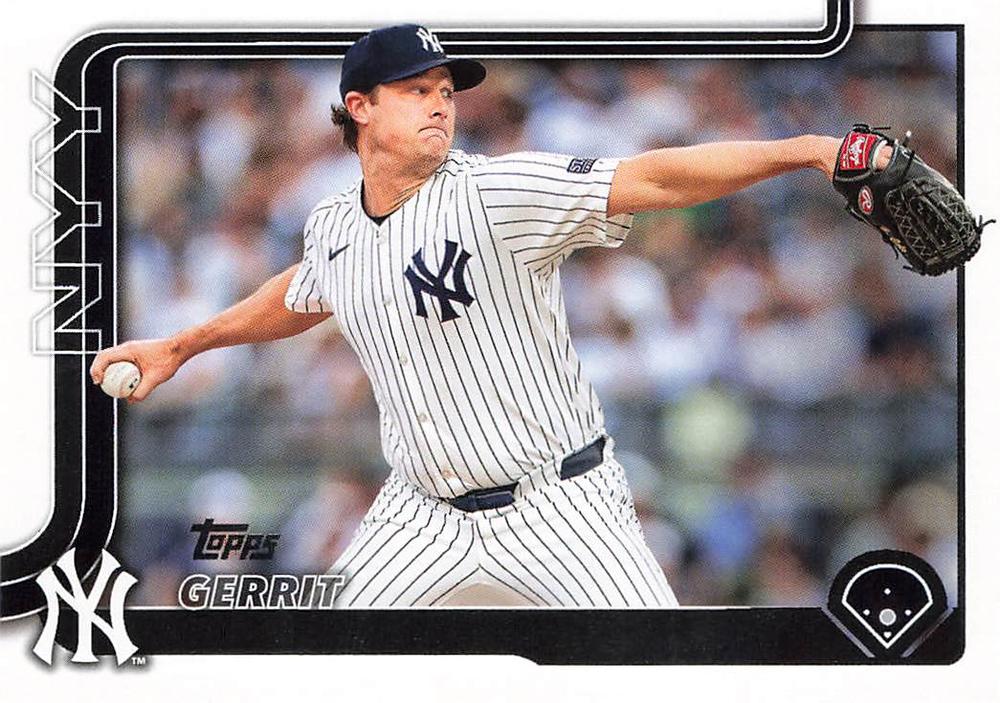#187 Gerrit Cole - New York Yankees - 2025 Topps Baseball
