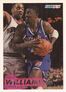 #187 Walt Williams - Sacramento Kings - 1993-94 Fleer Basketball