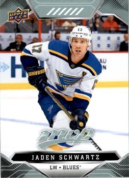 #187 Jaden Schwartz - St. Louis Blues - 2019-20 Upper Deck MVP Hockey
