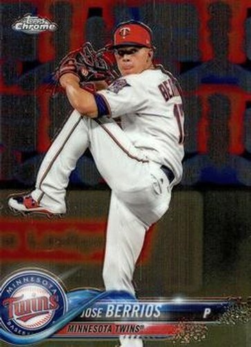 #187 Jose Berrios - Minnesota Twins - 2018 Topps Chrome Baseball