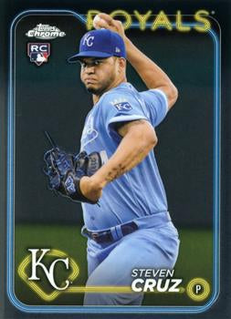 #187 Steven Cruz - Kansas City Royals - 2024 Topps Chrome Baseball