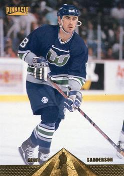 #187 Geoff Sanderson - Hartford Whalers - 1996-97 Pinnacle Hockey