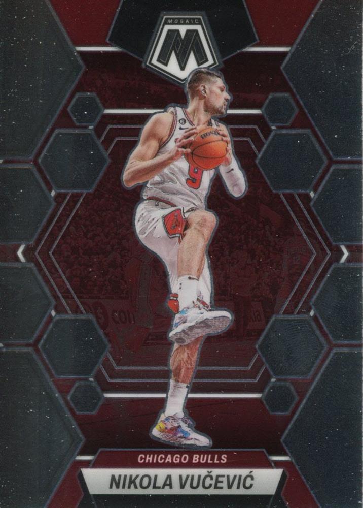 #187 Nikola Vucevic - Chicago Bulls - 2022-23 Panini Mosaic Basketball