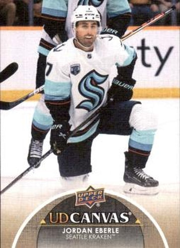 #C187 Jordan Eberle - Seattle Kraken - 2021-22 Upper Deck - UD Canvas Hockey
