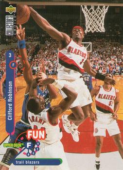 #187 Clifford Robinson - Portland Trail Blazers - 1995-96 Collector's Choice Basketball