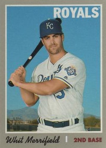 #187 Whit Merrifield - Philadelphia Phillies - 2019 Topps Heritage Baseball