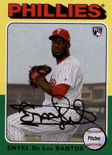#187 Enyel De Los Santos - Philadelphia Phillies - 2019 Topps Archives Baseball