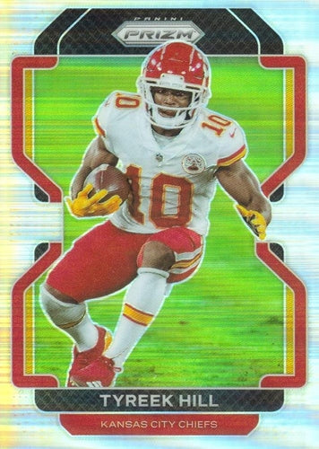 #187 Tyreek Hill - Kansas City Chiefs - 2021 Panini Prizm - Silver Football