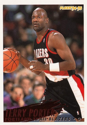 #187 Terry Porter - Portland Trail Blazers - 1994-95 Fleer Basketball