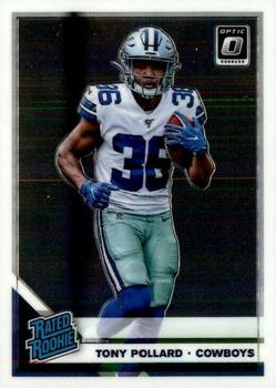#187 Tony Pollard - Dallas Cowboys - 2019 Donruss Optic Football