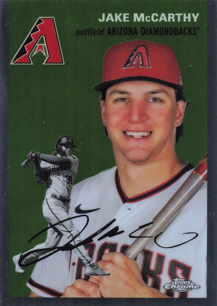 #187 Jake McCarthy - Arizona Diamondbacks - 2023 Topps Chrome Platinum Anniversary Baseball