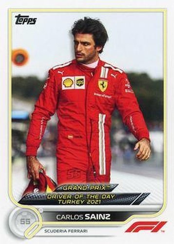 #187 Carlos Sainz - Scuderia Ferrari - 2022 Topps Formula 1 Racing