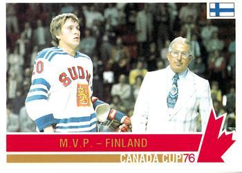 #187 M.V.P. - Finland - Finland - 1992 Future Trends '76 Canada Cup Hockey