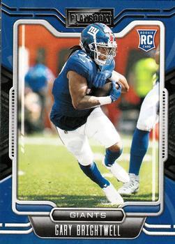 #187 Gary Brightwell - New York Giants - 2021 Panini Playbook Football