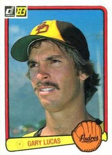 #187 Gary Lucas - San Diego Padres - 1983 Donruss Baseball