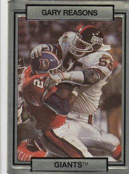 #187 Gary Reasons - New York Giants - 1990 Action Packed Football