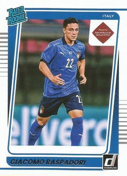 #187 Giacomo Raspadori - Italy - 2021-22 Donruss Road to FIFA World Cup Qatar 2022 Soccer