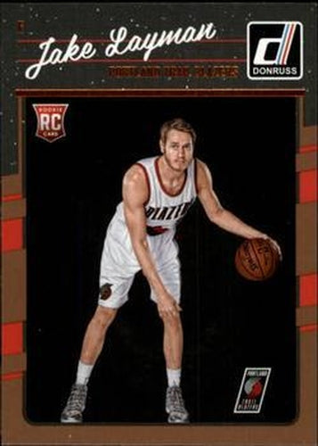 #187 Jake Layman - Portland Trail Blazers - 2016-17 Donruss Basketball