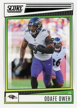 #187 Odafe Oweh - Baltimore Ravens - 2022 Score Football