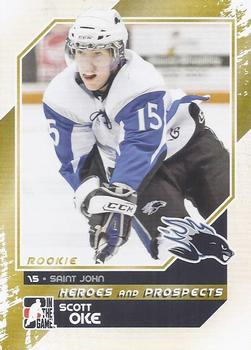 #187 Scott Oke - Saint John Sea Dogs - 2010-11 In The Game Heroes and Prospects Hockey