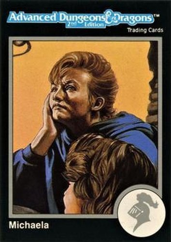#187 Michaela - 1991 TSR Advanced Dungeons & Dragons - Silver