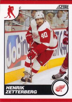 #187 Henrik Zetterberg - Detroit Red Wings - 2010-11 Score Hockey
