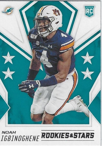 #187 Noah Igbinoghene - Miami Dolphins - 2020 Panini Rookies & Stars Football