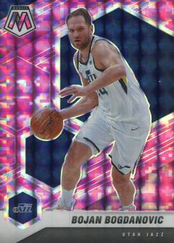 #187 Bojan Bogdanovic - Utah Jazz - 2020-21 Panini Mosaic - Mosaic Camo Pink Basketball