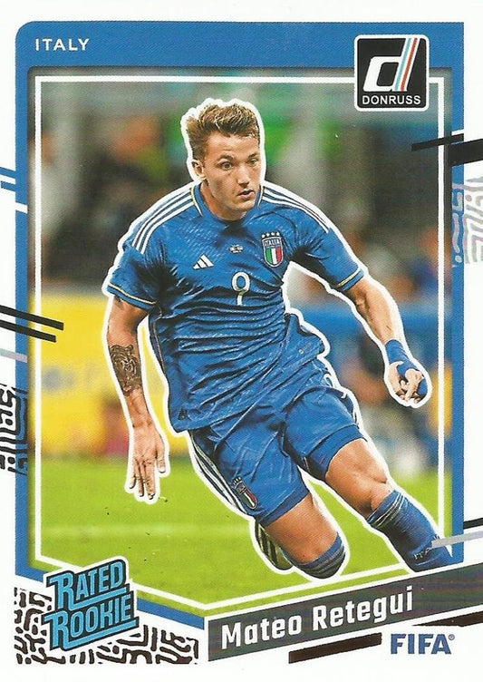 #187 Mateo Retegui - Italy - 2023-24 Donruss Soccer