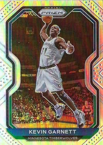 #187 Kevin Garnett - Minnesota Timberwolves - 2020-21 Panini Prizm - Silver Prizms Basketball