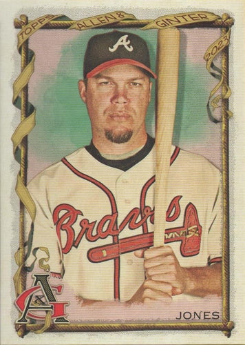 #187 Chipper Jones - Atlanta Braves - 2023 Topps Allen & Ginter Baseball