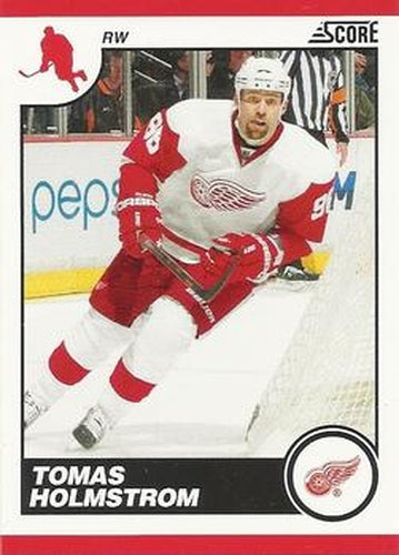 #188 Tomas Holmstrom - Detroit Red Wings - 2010-11 Score Hockey