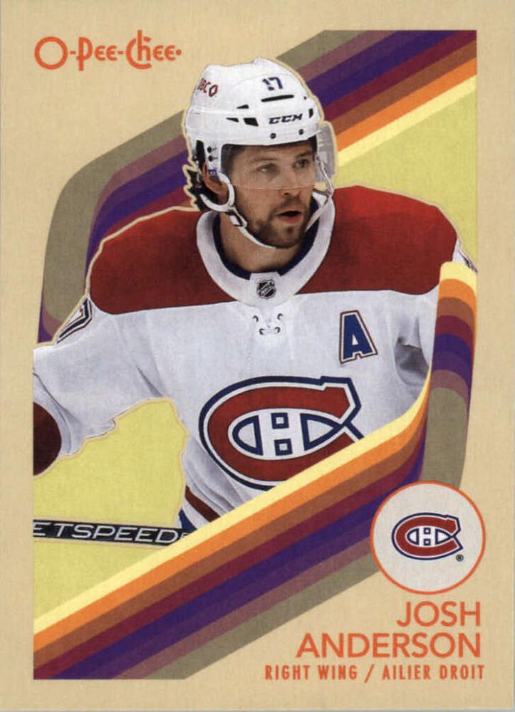 #188 Josh Anderson - Montreal Canadiens - 2023-24 O-Pee-Chee - Retro Hockey