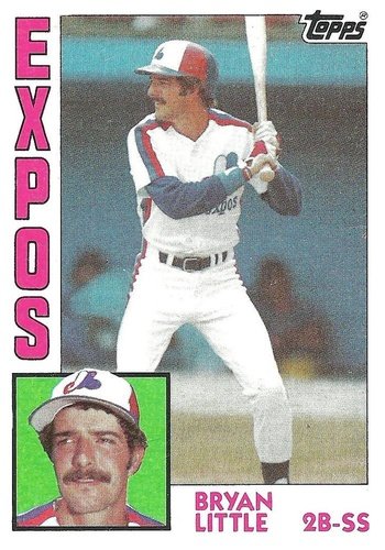 #188 Bryan Little - Montreal Expos - 1984 Topps Baseball