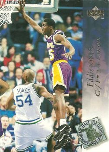 #188 Eddie Jones - Los Angeles Lakers - 1994-95 Upper Deck Basketball