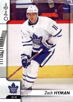 #188 Zach Hyman - Toronto Maple Leafs - 2017-18 O-Pee-Chee Hockey